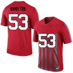 Men's Ohio State Buckeyes #53 Davon Hamilton Throwback Nike NCAA College Football Jersey New AGW7444RR